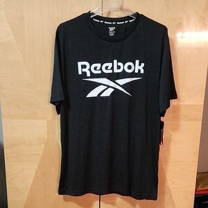 Men's NWT Reebok shirt black heather size extra large